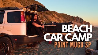 'Winter' Car Camping on a Southern California Beach | Thornhill Broome Campground @ Point Mugu SP