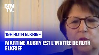 Martine Aubry face à Ruth Elkrief