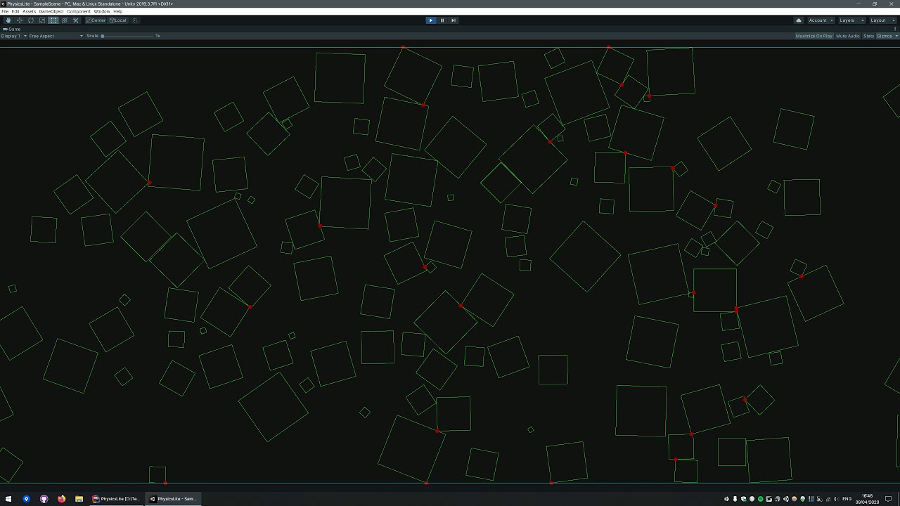 WIP Overlap Solving : Contact Constraint Solver (DOTS 2D Stateless ...