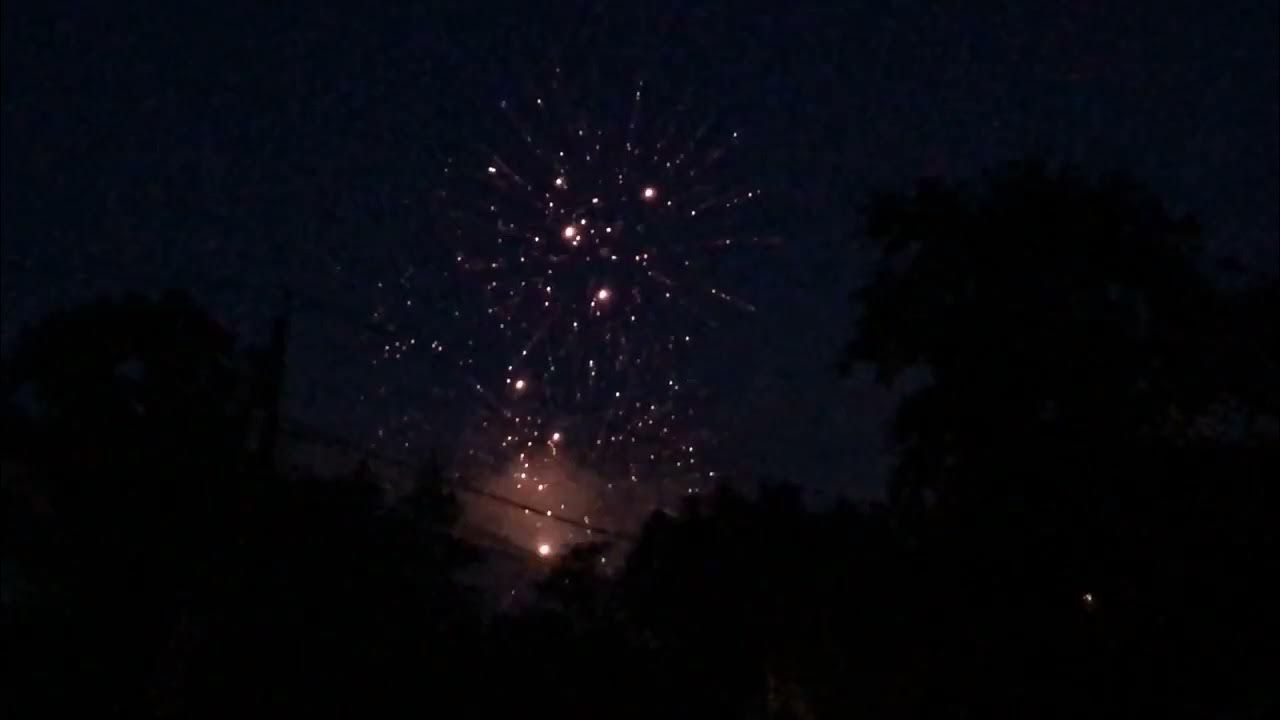 Independence Day fireworks, July 4th, 2023 Mountainview, Ewing