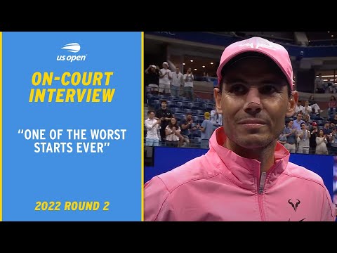 Rafael nadal on-court interview | 2022 us open round 2