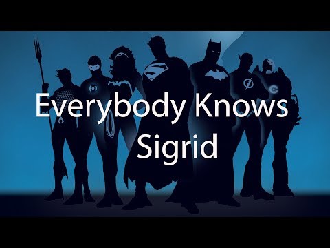 Sigrid - Everybody knows (lyrics with translation in all languages)