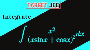 Target JEE | Indefinite Integration |Solution by Er. Pradeep Sinha (B.Tech., IIT-BHU)