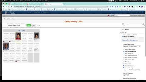 Synergy seating chart check