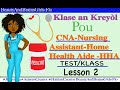 Lesson 2 care plan klass cna hha lpn rn en kreole  hypertension