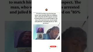 Innocent man jailed for 3 months after AI falsely matched him#shorts