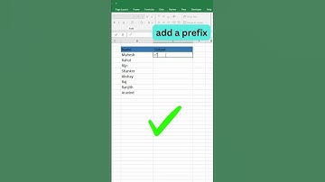 "Master Excel Prefixes in Seconds! 🚀 | Shots  Pro Tips  #excelshortcuts #excel #exceltips #flashfill