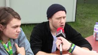 TITP 2012 Jim talks to Bombay Bicycle Club