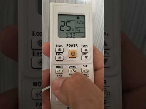 Klima sıcak hava ayarı air conditioner hot air setting