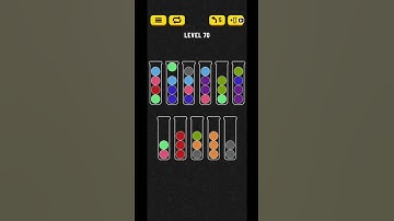 Ball sort puzzle level 70
