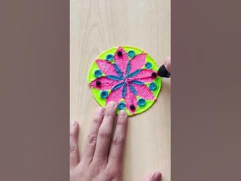 Geometric Coasters 3D Pen Stencil - 3Doodler