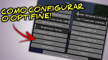 Como configurar o OptiFine 116 5?