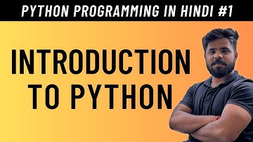 Python Introduction in Hindi - #1