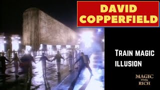 David Copperfield train vanish magic illusion