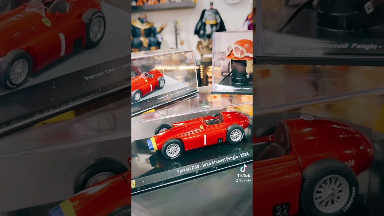 Ferrari D50 1956 J.M. Fangio ミニカー Brumm 1:43 J. M. Fangio Ferrari D50 #1 Winner British GP F1