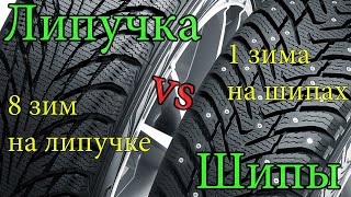 8 Лет на Липучке и 1 год на шипах. Что купить перед сезоном? Неожиданно Зима. (Шипы vs Липучка)