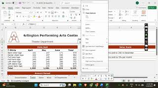 Shelly Cashman Excel 365 | Module 5: SAM Project B Arlington Performing Arts #shellycashman