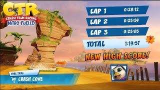 [CTRNF] Crash Cove 1:19:57 PB