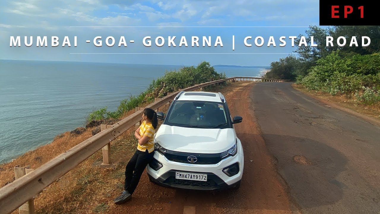 Mumbai - Goa - Gokarna 800kms via Coastal Road with Diesel AMT Nexon || Mumbai Goa highway update 🔥