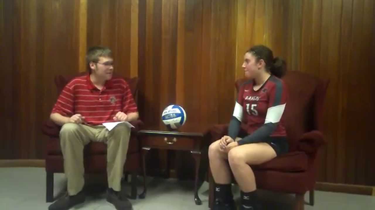 Hannah Runge on 3-0 win over Saint Michael's - YouTube