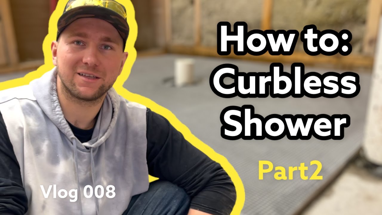 How to: Curbless Shower 🚀 Part 2 🚀 KBRS 🚀Winni Vlog 008