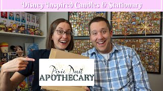 Pixie Dust Apothecary Haul + A Pin Trade! | Disney Inspired Candles & Stationary | Disney Pin Love