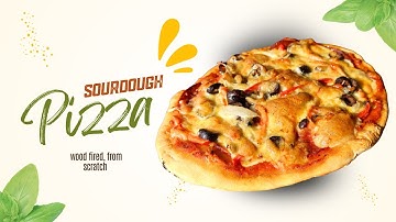 🍕 Wood-Fired Sourdough Pizza — Easy Homemade Crust on the Pellet Grill