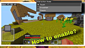 How to enable new control in Minecraft PE #minecraftnewupdate