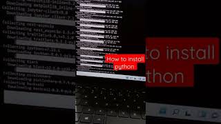 How to install python in windows 11 #python #jupyter #Coding lover #short python install kaise kre