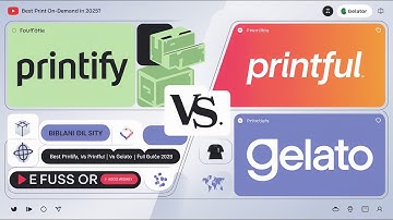 Printify vs Printful vs Gelato: Full Print-On-Demand Comparison Guide 2025