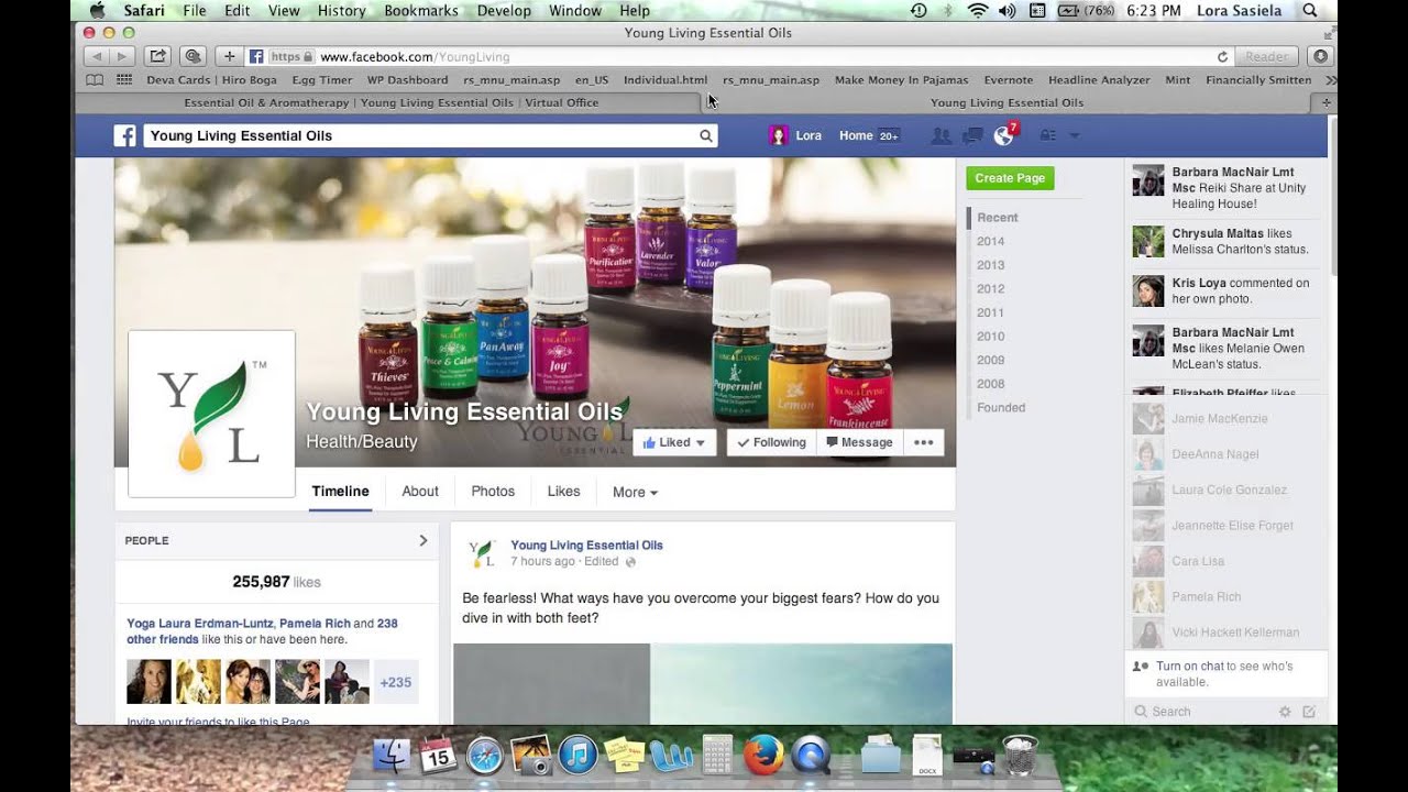 Welcome to Young Living! Tour of Virtual Office