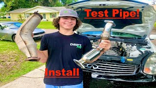 Test Pipe Install G35 (Hidden Surprises!!!)