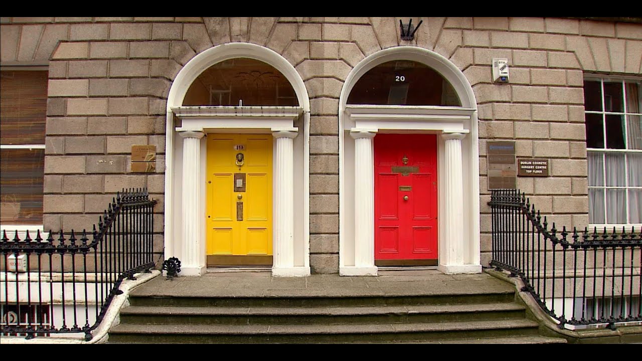 st. stephen's green Dublin, Ireland: St. Stephen's Green and Georgian Homes