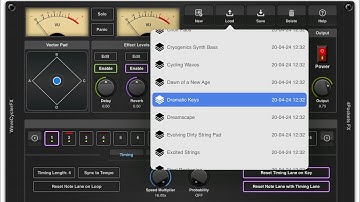 App EvolverFX AUv3 Audio Plugin [piano&organ] HQ (iPad5 - Zé Osório)