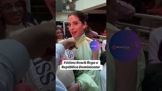 La Miss Universe @eliud_narvaezYT  llegó a #rd para desarrollar una agenda social #fatimabosch