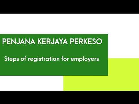 Registration process guide for Penjana Kerjaya Perkeso