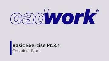 Cadwork Tallwood Basic Training - Container Block