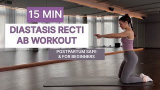 15 MIN BEGINNER ABS AFTER BABY|| 15 Effective Exercises To Heal Diastasis Recti