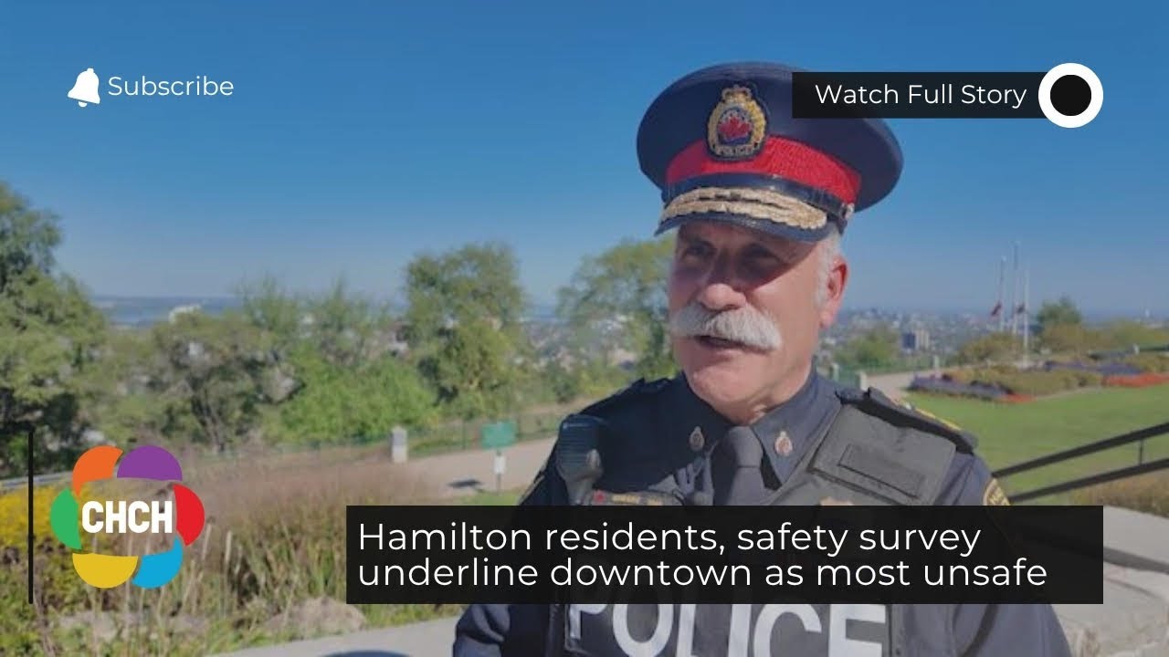 Жители Гамильтона, согласно результатам опроса, считают центр города самым небезопасным.