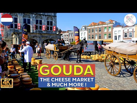 GOUDA │NETHERLANDS.  The Gouda Cheese Market hand slapping negotiation + city highlights, all in 4K!