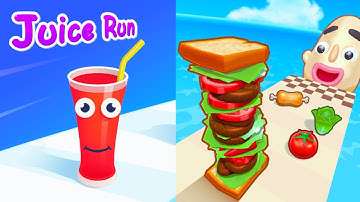 juice run vs sandwich runner🏝️🍹⛱️🌞 Walkthrough Max Gameplay CT4666