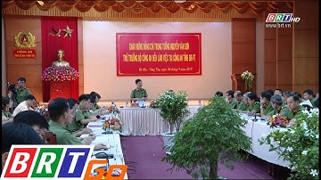 Thứ trưởng Nguyễn Văn Sơn làm việc với Công an BR-VT