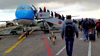 Dublin - Amsterdam Trip Footage | KLM Embraer 195 E2