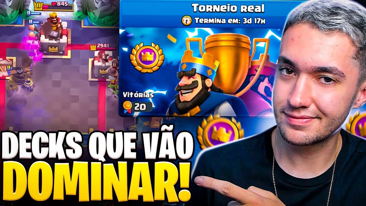 MELHOR DECK PARA O DESAFIO MALUCO DO XADREZ NO CLASH ROYALE! 