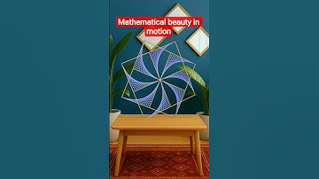 Mathematical beauty in motion || #geometricdesign #blender #mathematics #animation