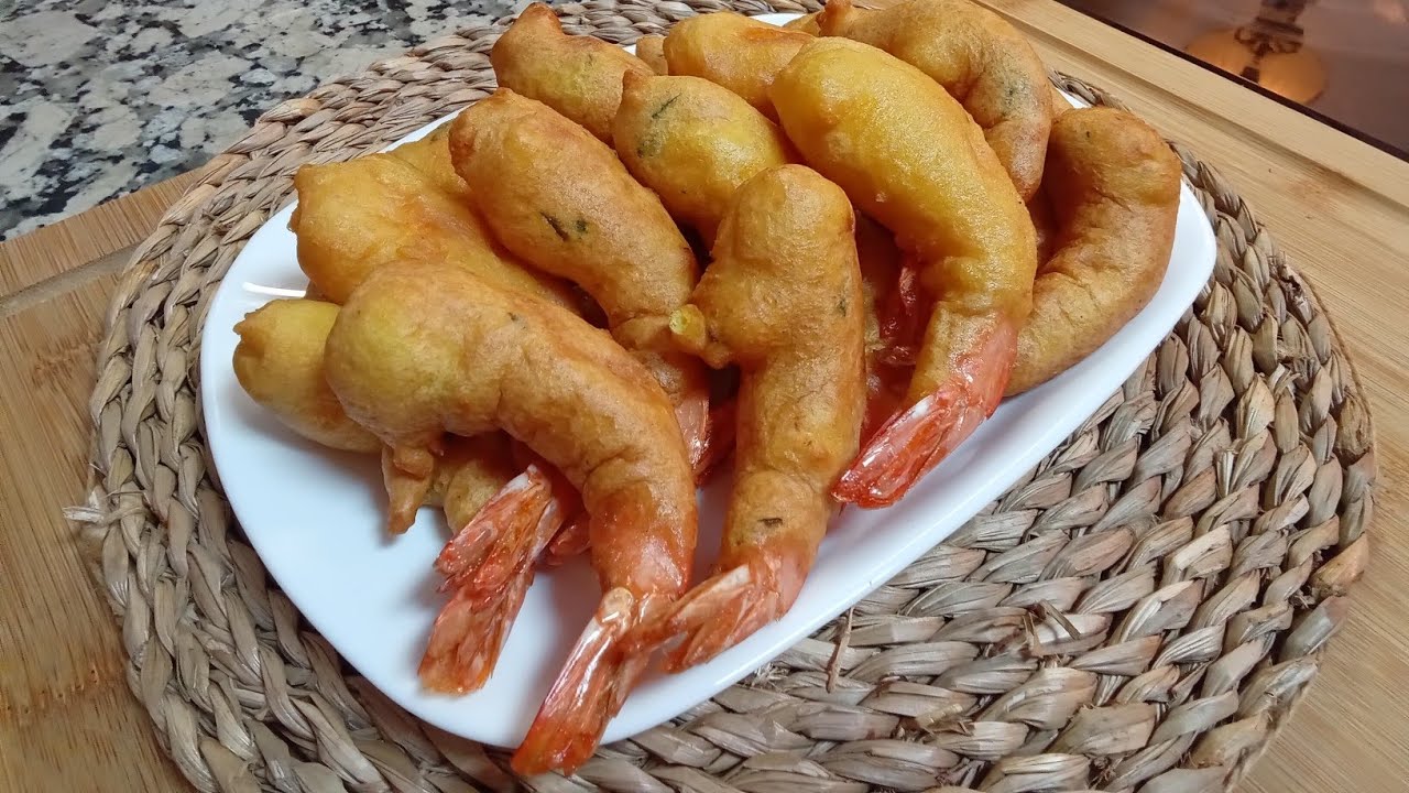 Como hacer unas deliciosas GAMBAS REBOZADAS 🍤 receta paso a paso, muy fácil y rápidas de hacer 😋