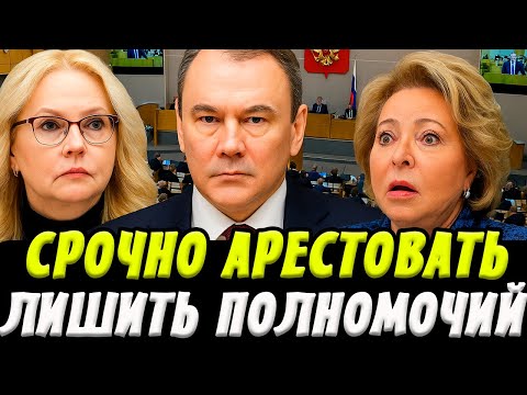 СРОЧНО АРЕСТОВАТЬ! ПЕТР ТОЛСТОЙ ПЕРЕШЕЛ ГРАНЬ! МАТВИЕНКО и ГОЛИКОВА В ЛОВУШКЕ! СЛОЖАТ ПОЛНОМОЧИЯ?