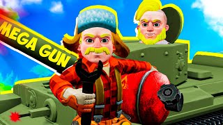 ТАНК С МЕГА ПУШКОЙ В ВЫЖИВАНИИ Scrap Mechanic