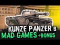 БЗ для ЮТУБЕРОВ + MAD GAMES на KUNZE PANZER ● WoT Blitz
