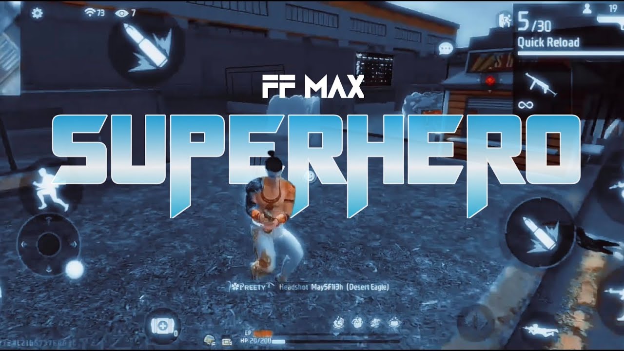 SUPERHERO MONATAGE || FF MAX || HUNTER BOY 🔥